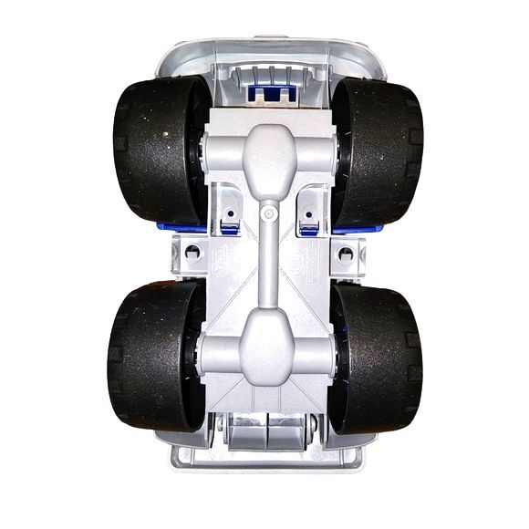 Green Toys Large Blue and Gray Toy Rollback Truck 11"X6.5"X6.5" - Picture 6 of 7